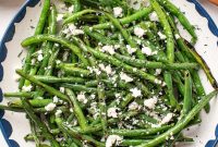 Smoky Grilled Green Bean Salad with Lemon Vinaigrette
