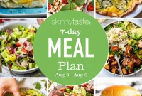 Free 7-Day Nutritious Meal Plan for August 3-9