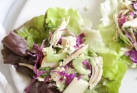 Modern Waldorf Salad Cups with Apples, Celery and Walnuts
