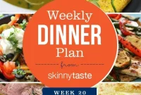 Skinnytaste Week 20 Dinner Plan and Recipes