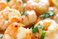 Crispy Oven-Roasted Lemon Garlic Shrimp