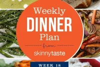 Skinnytaste Week 18 Dinner Plan: Recipes and Menu