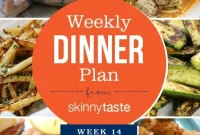 Skinnytaste Week 14 Dinner Plan and Recipes