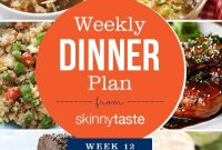 Skinnytaste Week 12 Dinner Plan and Recipes