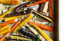 Roasted Rainbow Carrots with Ginger Glaze Recipe