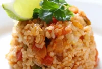 Quick Mexican Brown Rice Recipe with Cilantro and Lime