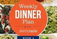 Skinnytaste Week 4 Dinner Plan: Menu and Recipes