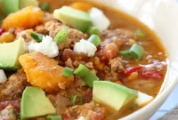 Jalapeno Popper Chicken Chili for Slow Cooker or Instant Pot