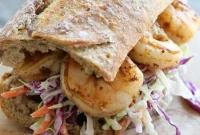 Classic Louisiana Shrimp Po’ Boy Sandwich