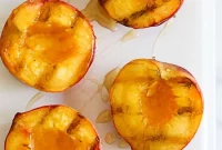 Grilled Peaches with Honey and Yogurt Recipe