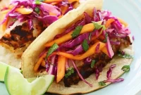Blackened Fish Tacos with Mango Cabbage Slaw Recipe