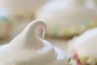 Sprinkle-Dipped Meringue Cookies Recipe