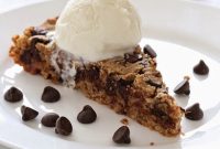 Deep-Dish Chocolate Chip Cookie Pie Made with Beans