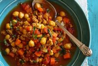 Slow Cooker Moroccan Turkey and Chickpea Stew Recipe