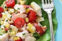 Summer Lobster Salad with Sweet Corn and Tomatoes