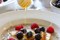 Summer Quinoa Breakfast Bowl with Fresh Berries