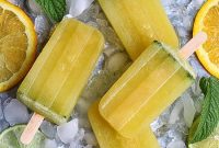 Citrus Basil Mojito Popsicles Recipe