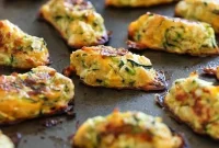 Crispy Baked Zucchini Tots with Parmesan
