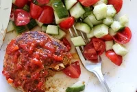 Skillet Harissa Turkey Meatloaf Recipe