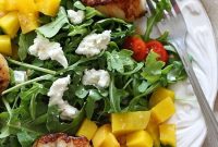 Seared Sea Scallop Salad with Arugula and Roasted Beets