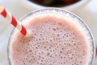 Roasted Strawberry Protein Smoothie Recipe