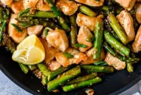 Lemon Chicken and Asparagus Stir-Fry Recipe