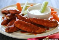 Crispy Low-Calorie Buffalo Chicken Strips Recipe