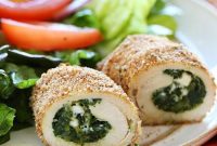 Juicy Chicken Breasts Stuffed with Spinach and Feta Recipe