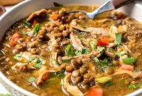 Hearty Chicken and Lentil Soup Recipe