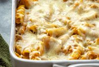 Creamy Baked Pumpkin Pasta with Melted Cheese