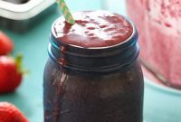 Creamy Peanut Butter and Jelly Smoothie Recipe