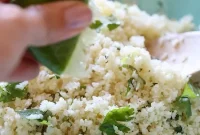 Cilantro Lime Cauliflower Rice Recipe