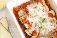 Eggplant Rollatini Recipe with Ricotta & Marinara