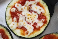 Crispy Zucchini Pizza Bites with Melted Mozzarella