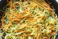 Sauteed Julienned Summer Vegetables Recipe