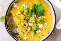 Creamy Corn and Queso Fresco Soup Recipe