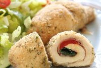 Stuffed Chicken Breast with Prosciutto and Roasted Red Peppers