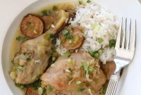 Cajun Chicken and Andouille Sausage Stew