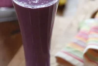 Creamy Blueberry Banana Peanut Butter Smoothie