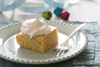 Lighter Eggnog Cake for the Holidays
