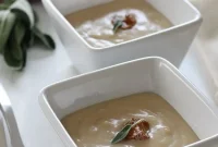 Slow Cooker Tuscan White Bean and Garlic Soup