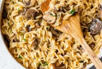 Creamy Mushroom Stroganoff Recipe