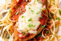 Crispy Chicken Parmesan with Marinara and Melted Mozzarella
