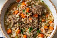 Hearty Beef and Barley Soup Recipe