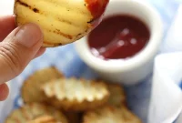 Crispy Grilled Potatoes with Garlic and Herbs