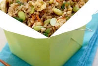 Ginger Soy Edamame Fried Rice