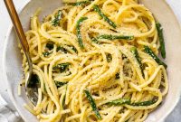 Spring Asparagus Pasta with Lemon and Parmesan