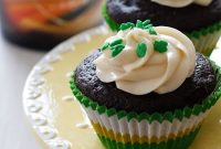 Chocolate Stout Cupcakes with Baileys Irish Cream Frosting