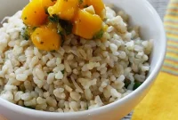 Fragrant Coconut Brown Rice with Cilantro