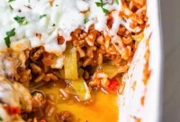 Savory Cabbage Casserole Recipe with Golden Crust